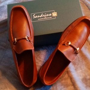 Sandrino by Sandro Moscoloni Men's Tan Sorrento Loafers Size 15D, New